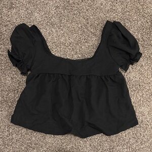 Elegant Black Women's Top